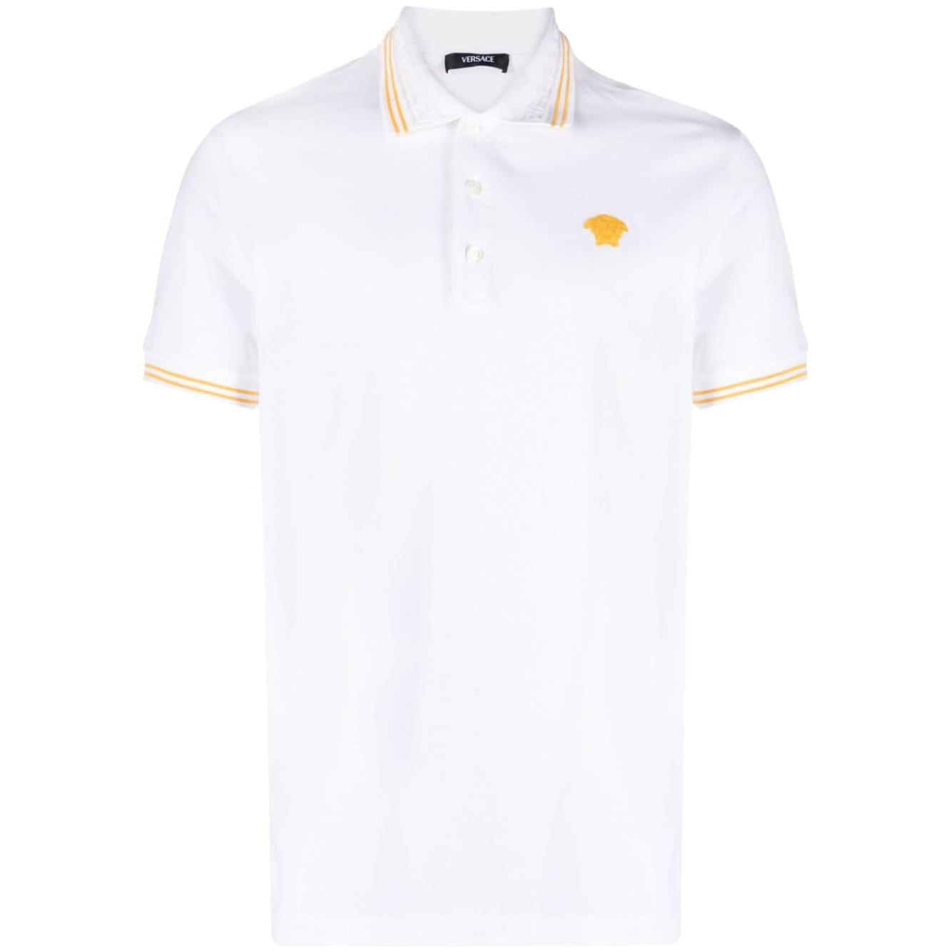 Versace T-shirts and Polos White Topwear Versace