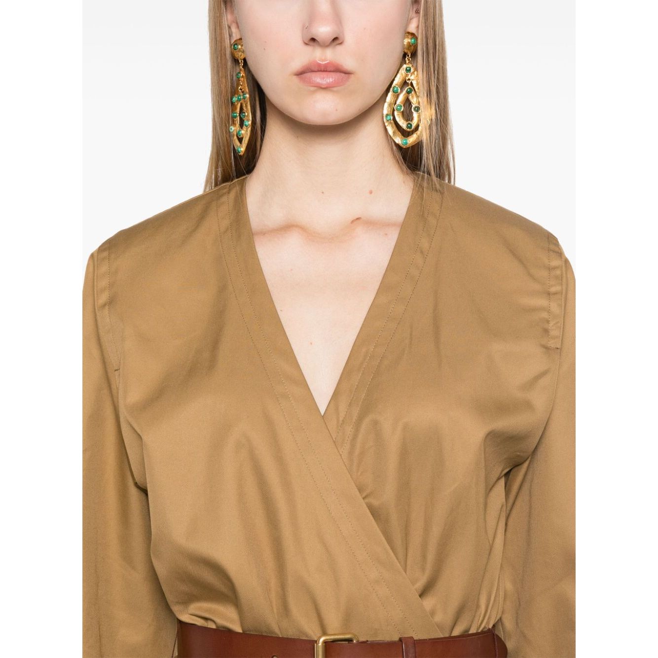 Saint Laurent belted dress Dresses