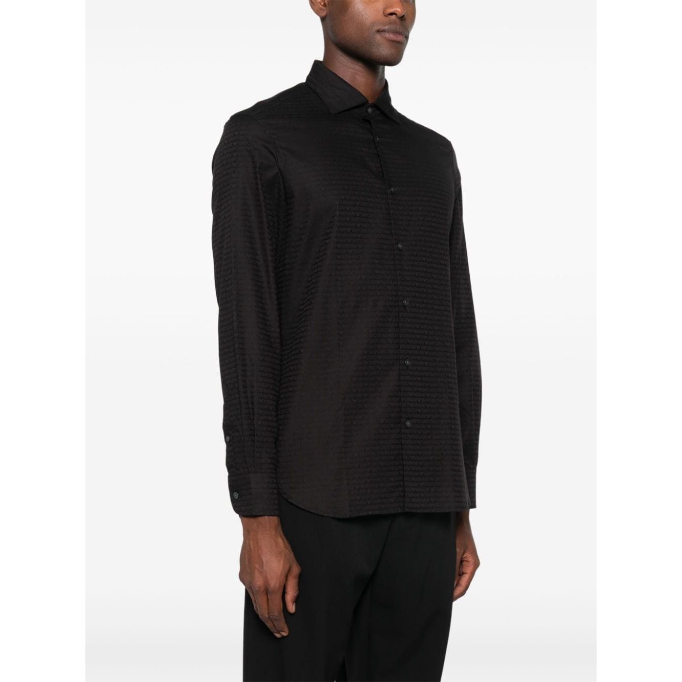 Emporio Armani Shirts Black Shirts Emporio Armani