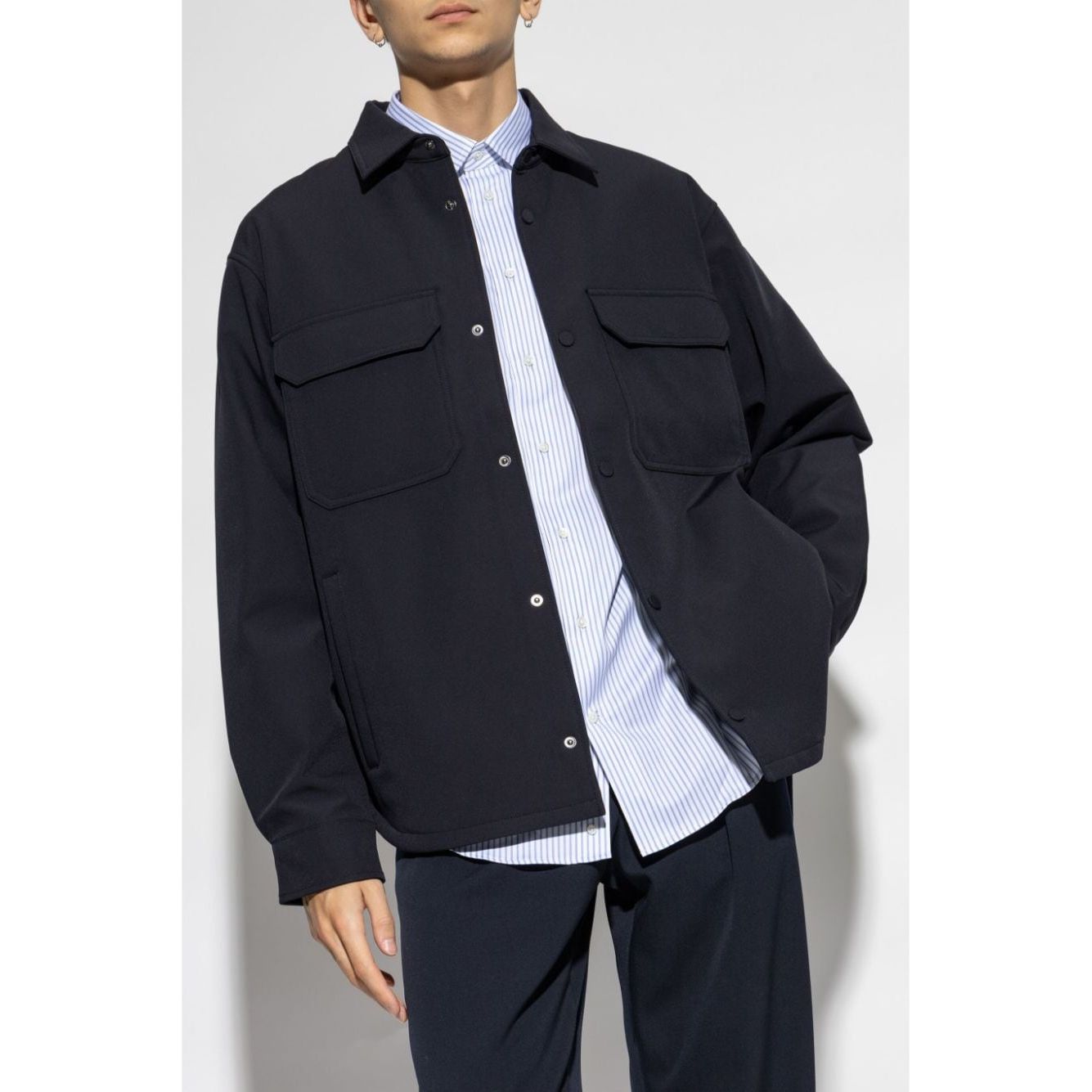 Emporio Armani Jackets Blue Jackets Emporio Armani