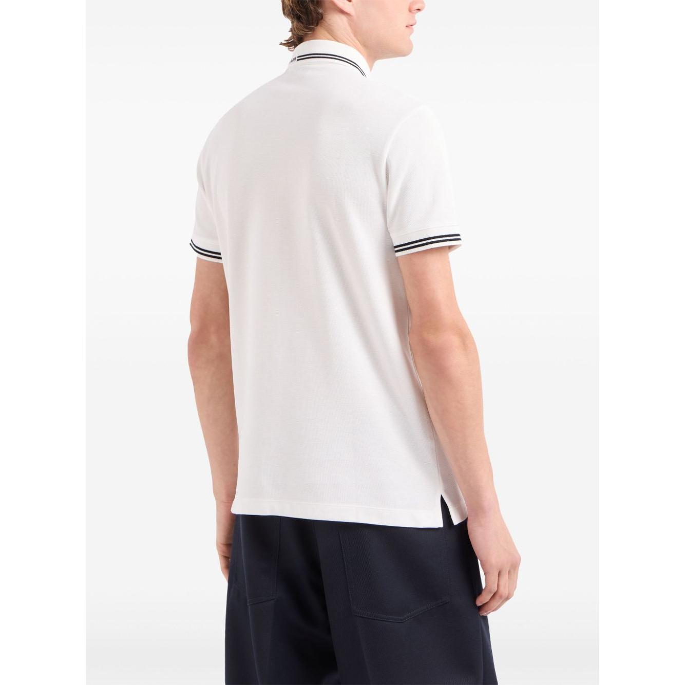 Emporio Armani T-shirts and Polos White Topwear Emporio Armani