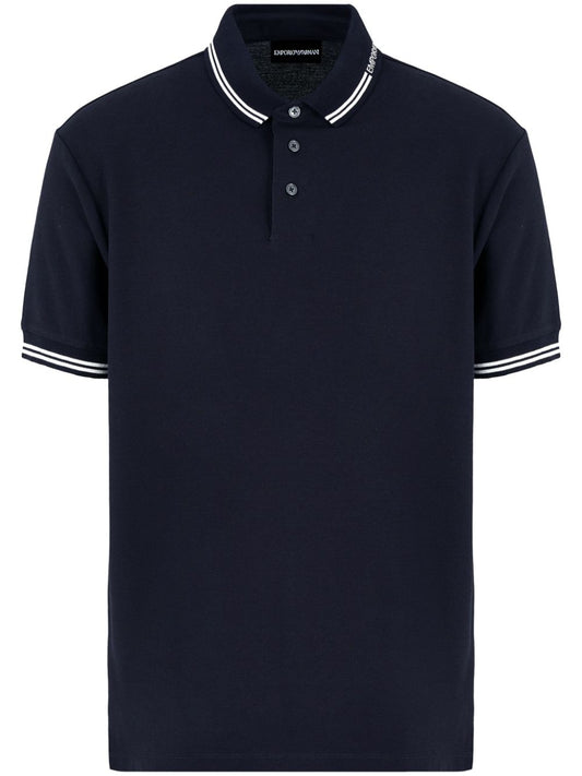 Emporio Armani T-shirts and Polos Blue Topwear Emporio Armani