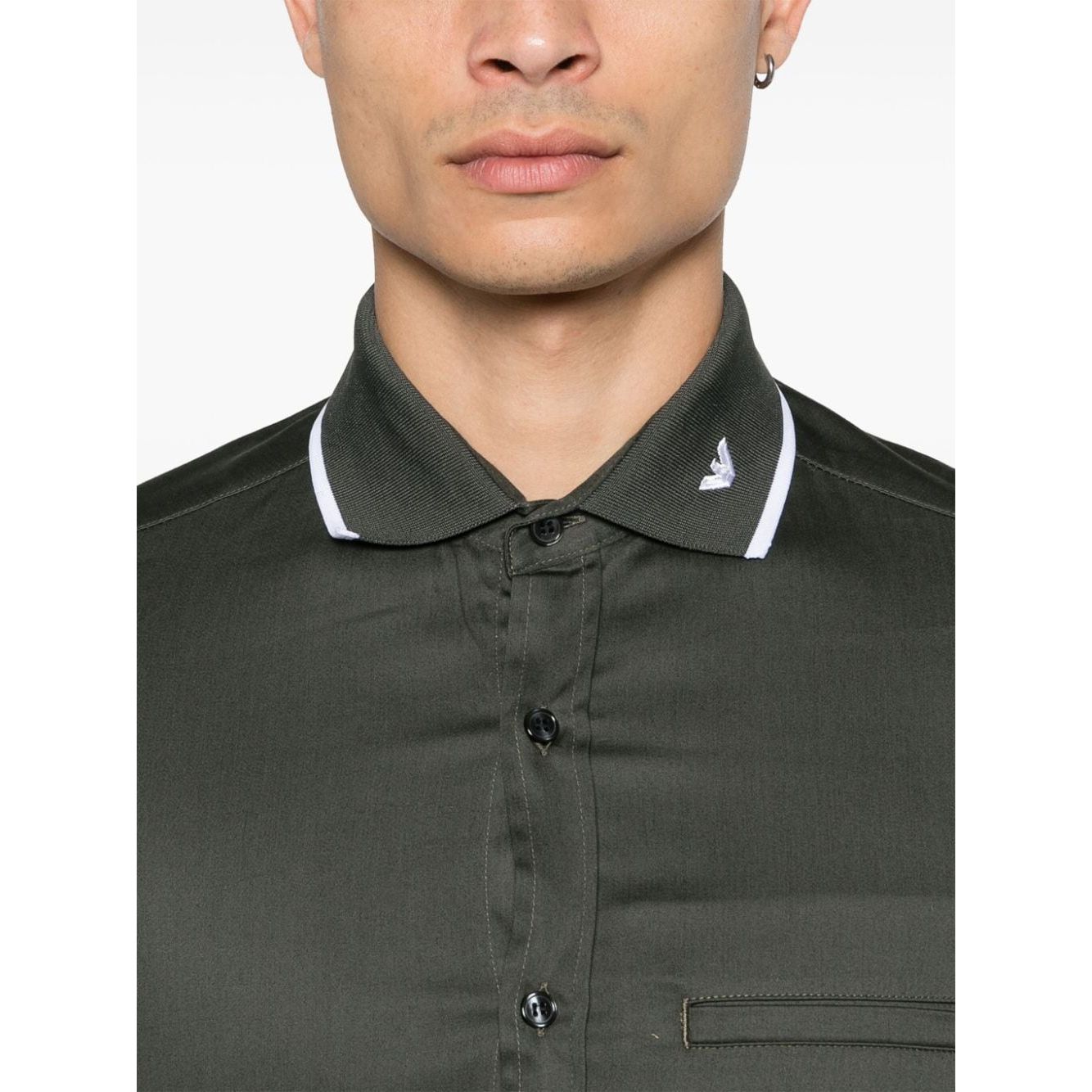 Emporio Armani Shirts Green Shirts Emporio Armani