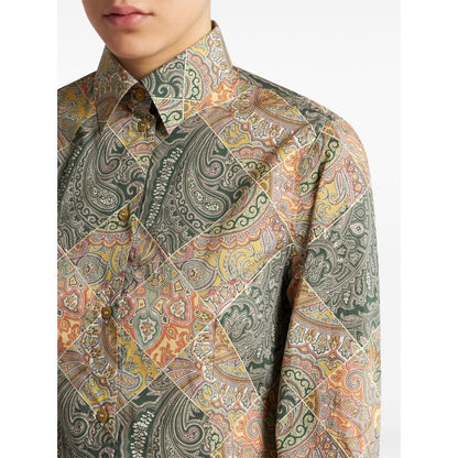 Etro Shirts Yellow Shirts