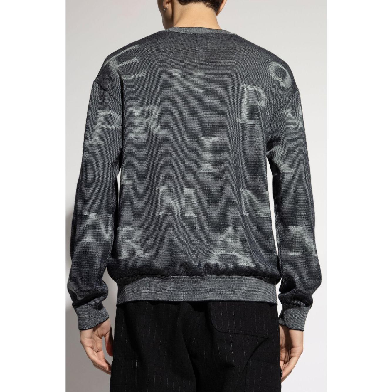 Emporio Armani Sweaters Grey Topwear Emporio Armani