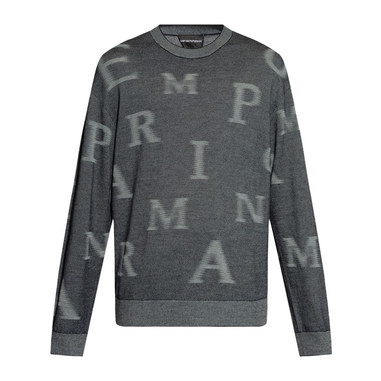 Emporio Armani Sweaters Grey Topwear Emporio Armani