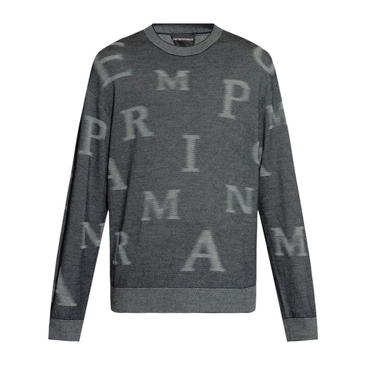 Emporio Armani Sweaters Grey Topwear Emporio Armani