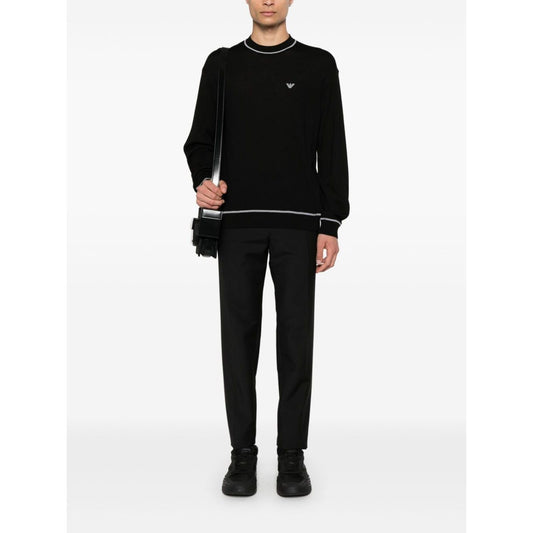 Emporio Armani Sweaters Black Topwear Emporio Armani