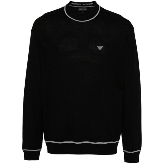 Emporio Armani Sweaters Black Topwear Emporio Armani