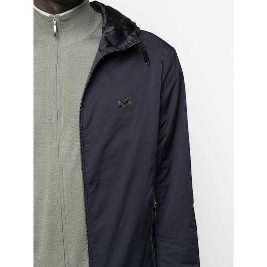 Emporio Armani Coats Blue Jackets Emporio Armani