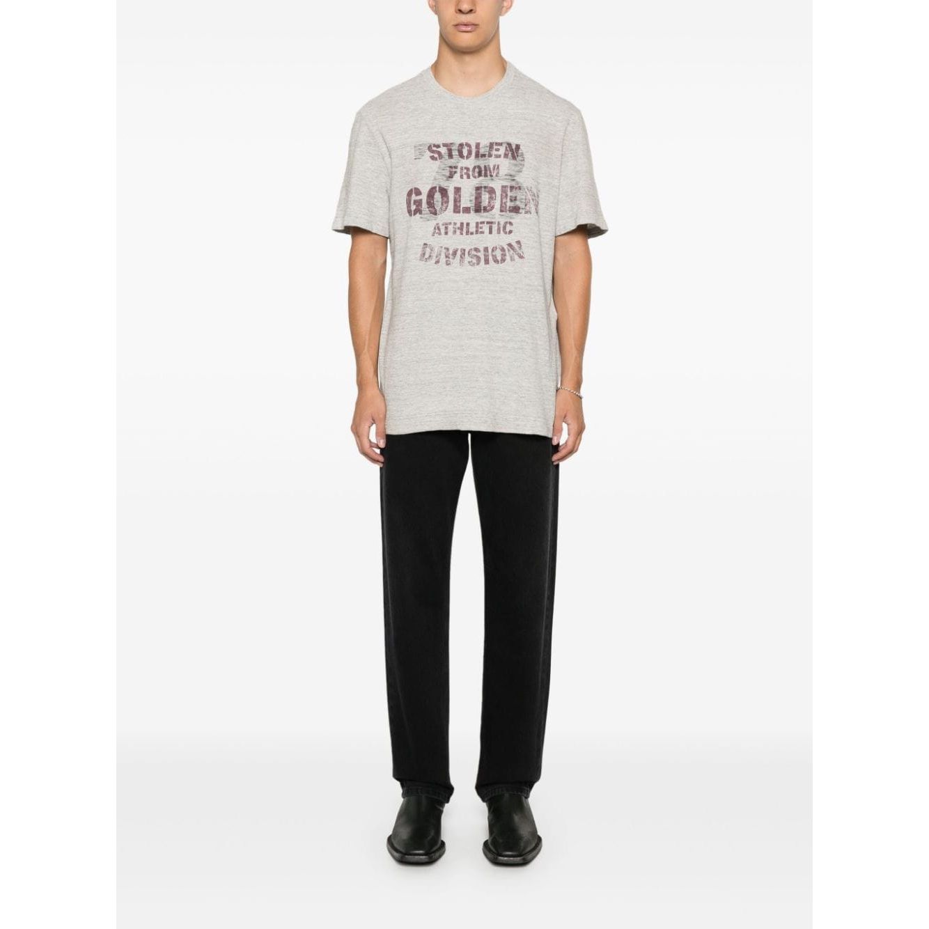 Golden Goose T-shirts Grey Topwear Golden Goose