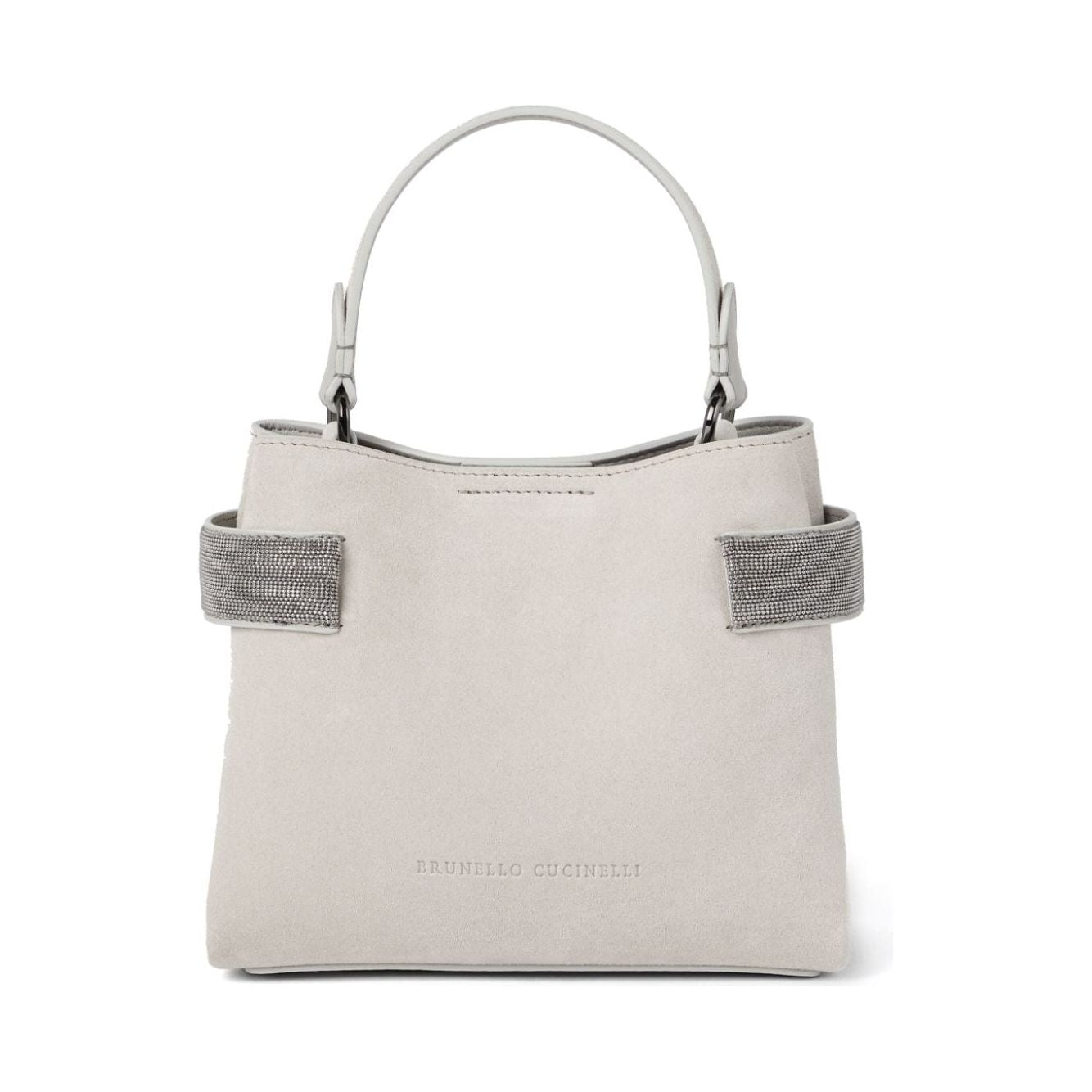 Brunello Cucinelli suede Bag Light Grey