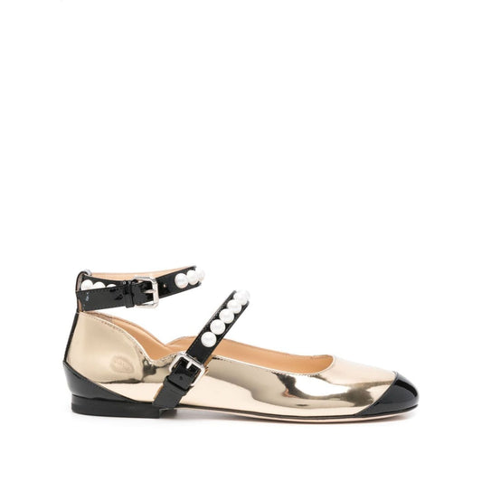 MACH & MACH Flat shoes Golden Flat Shoes