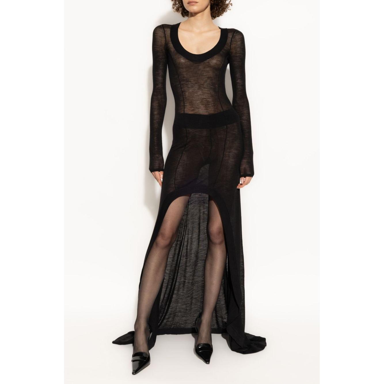 Saint Laurent   semi-sheer Dresses Black Dresses Saint Laurent