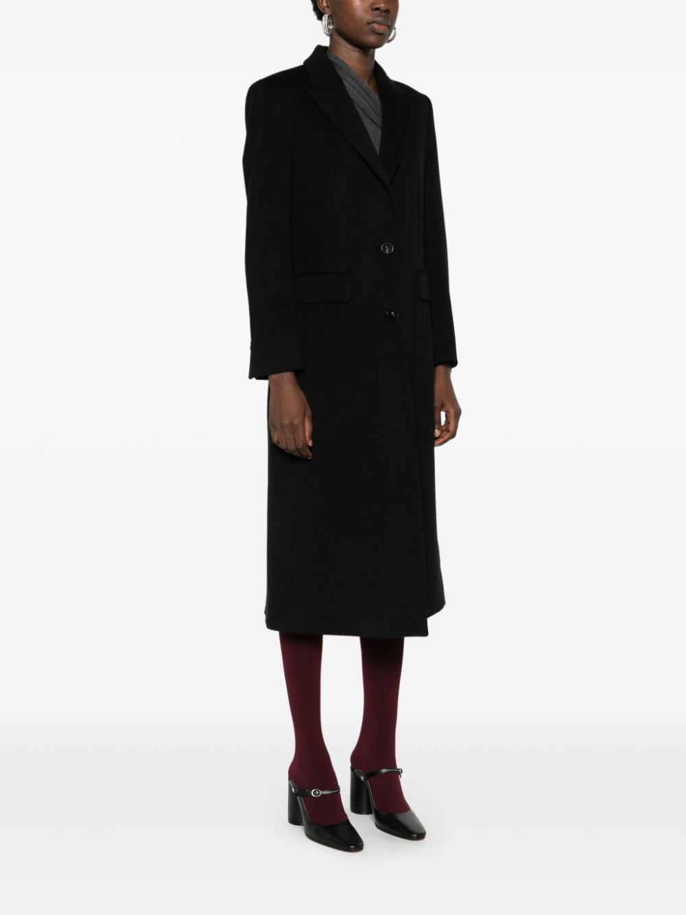 Alberto Biani virgin wool Women Coats Black Jackets Alberto Biani