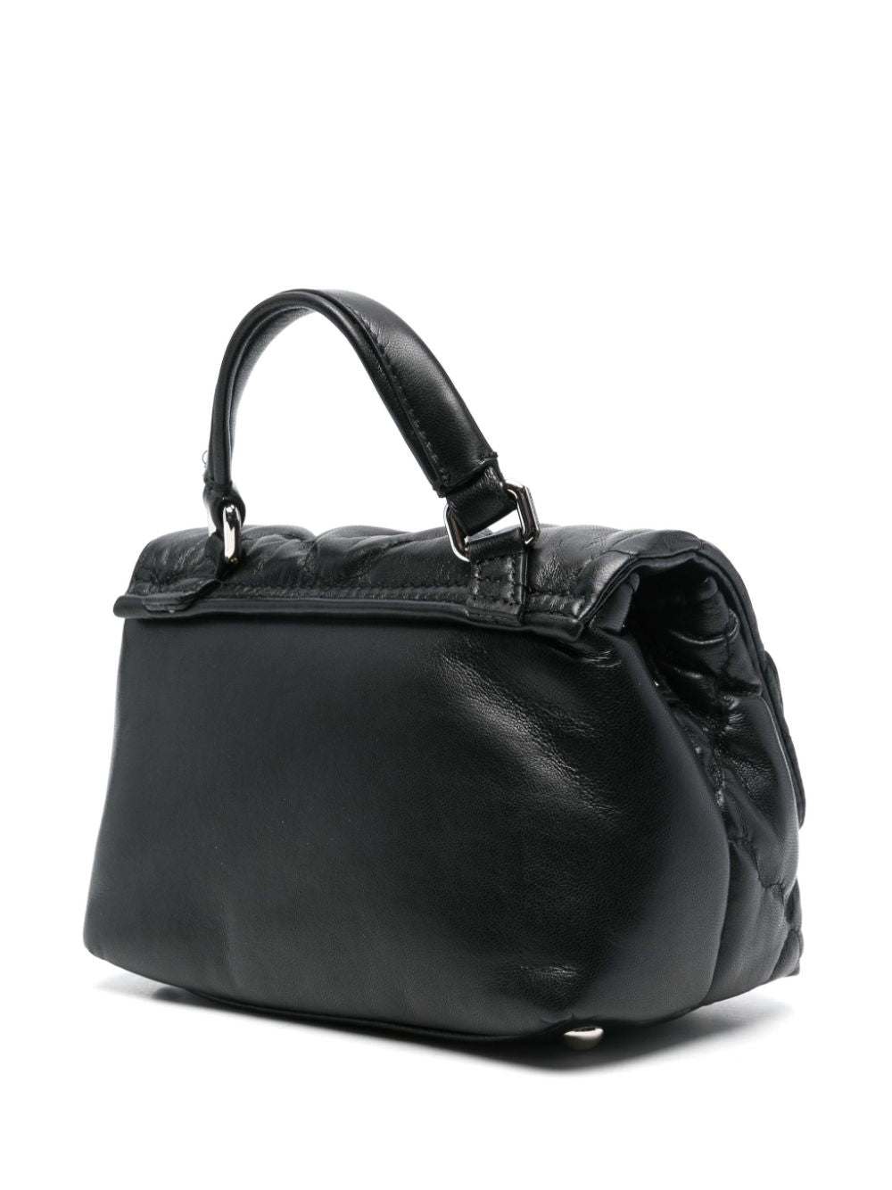 Zanellato black calf leather diamond quilting handbag Handbag Zanellato