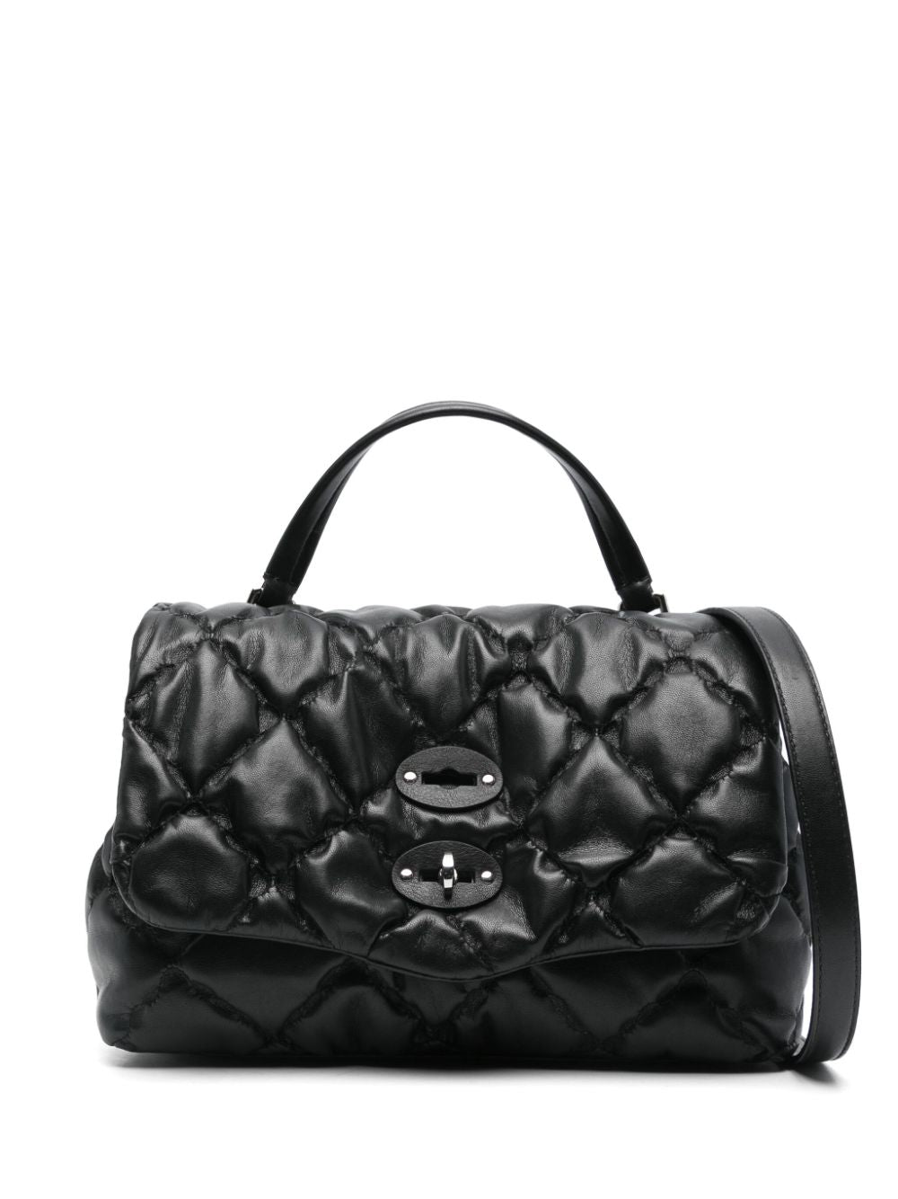 Zanellato black leather matelassé handbag Handbag Zanellato