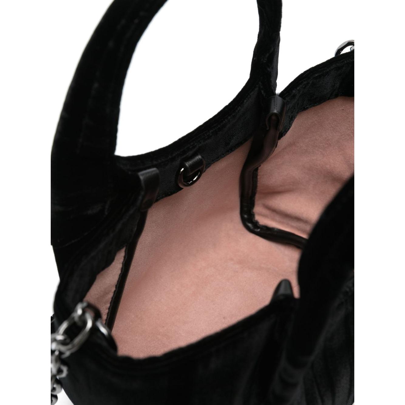 E 'CLAT black velvet Handbag