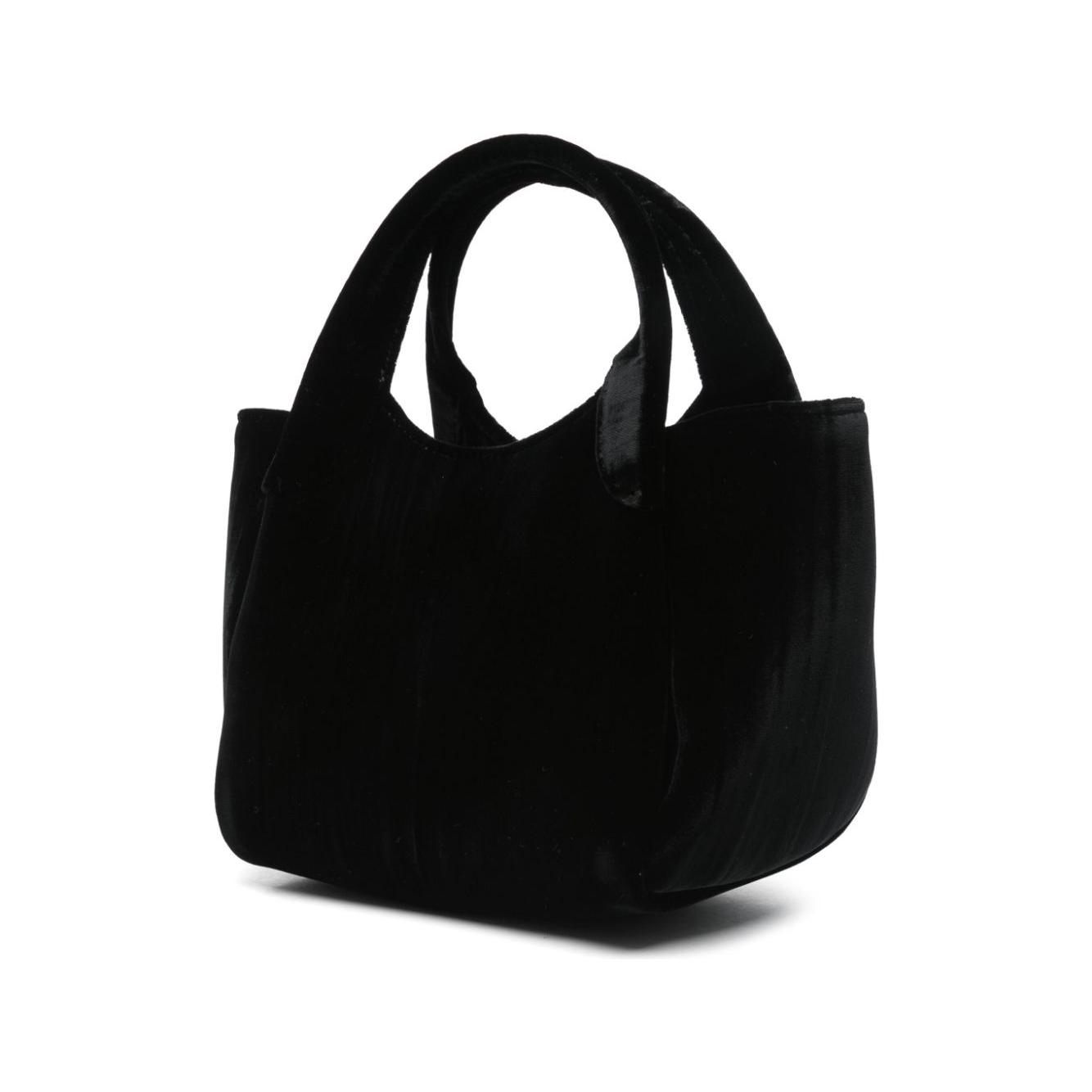 E 'CLAT black velvet Handbag