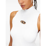 Diesel Ribbed-knit turtleneck top Topwear