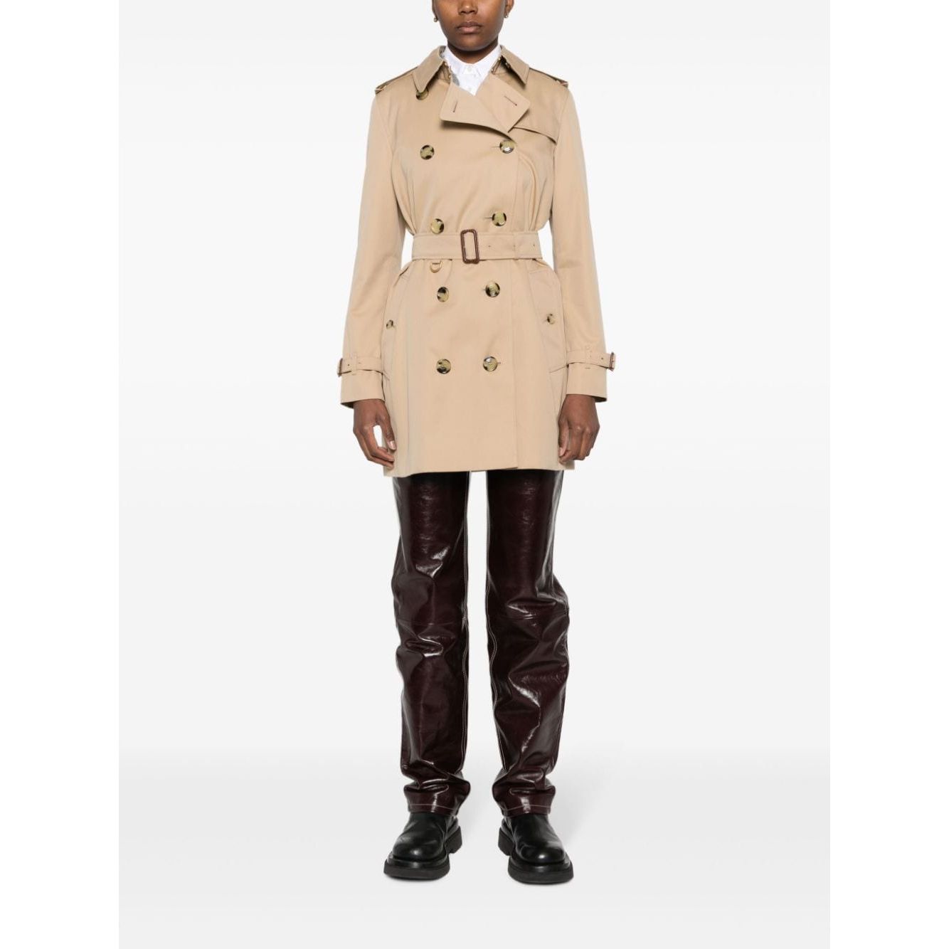 Burberry Short Kensington Heritage cotton trench coat Coats