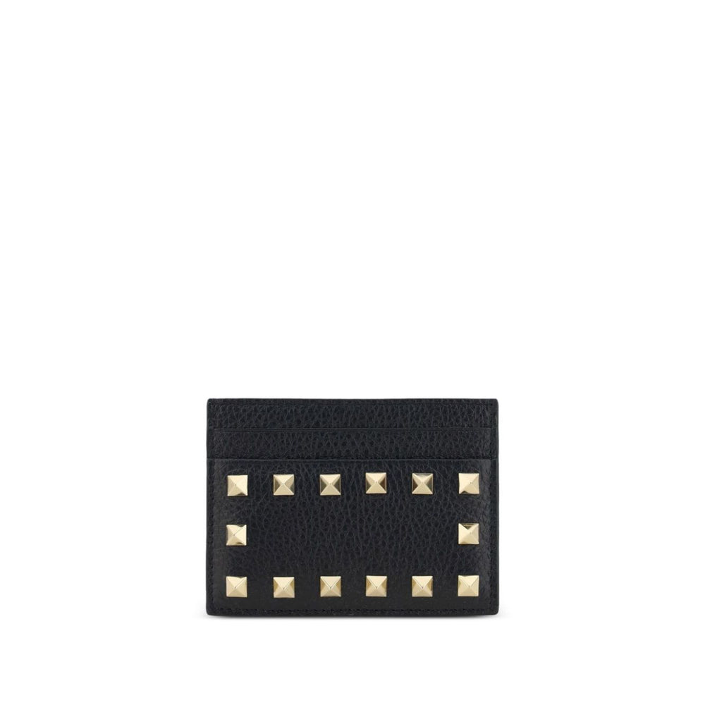 Valentino Garavani Rockstud leather card case Wallets