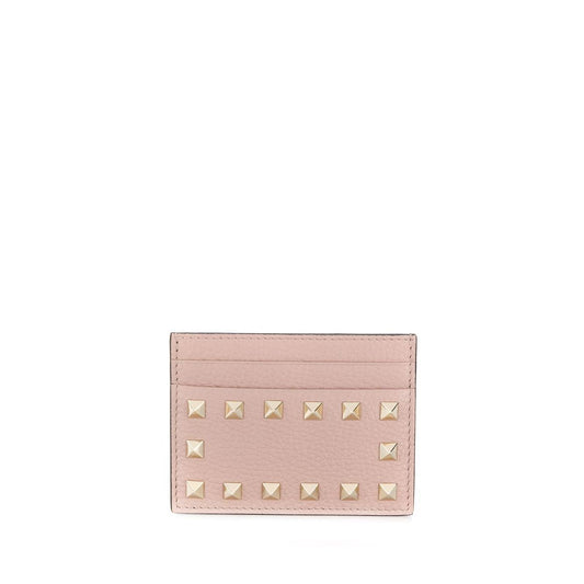Valentino Garavani Rockstud leather card case