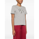 Tory Burch T-shirts and Polos Grey Topwear