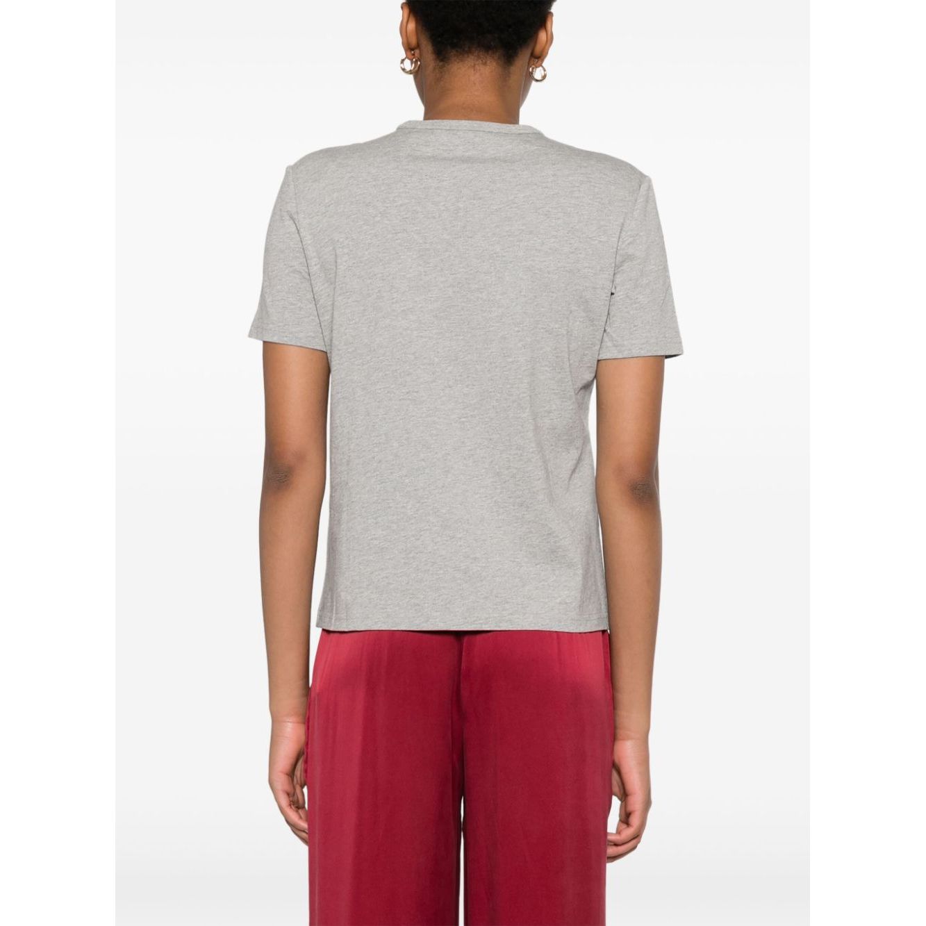 Tory Burch T-shirts and Polos Grey Topwear