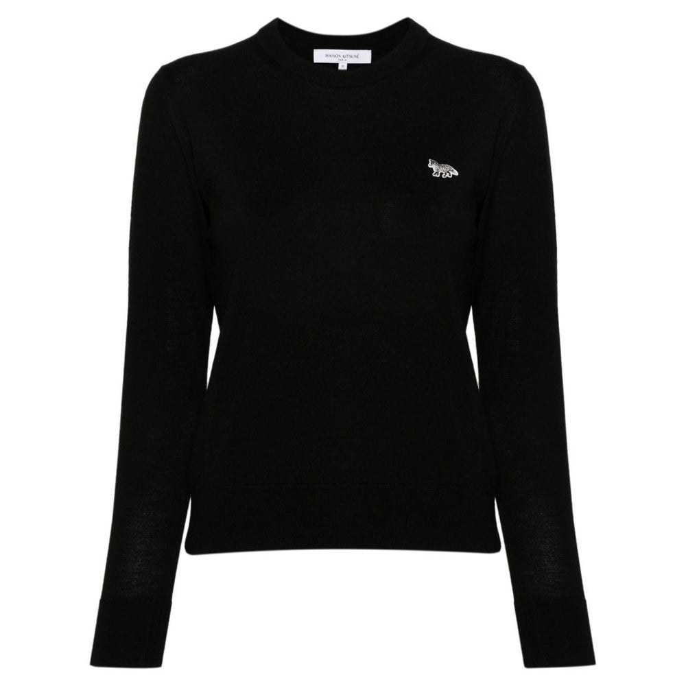 Maison Kitsuné Maison Kitsune Baby Fox-patch sweater Topwear