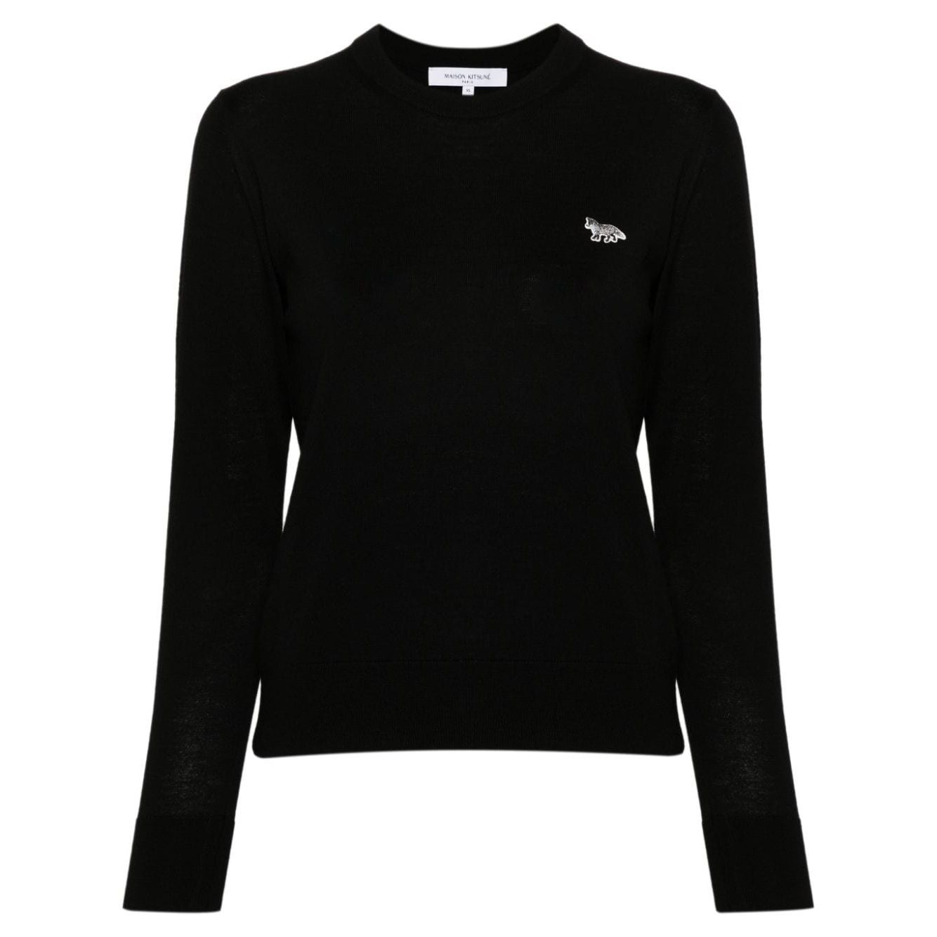 Maison Kitsuné Maison Kitsune Baby Fox-patch sweater Topwear
