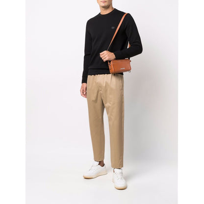 Emporio Armani logo-patch crew-neck Sweatshirt