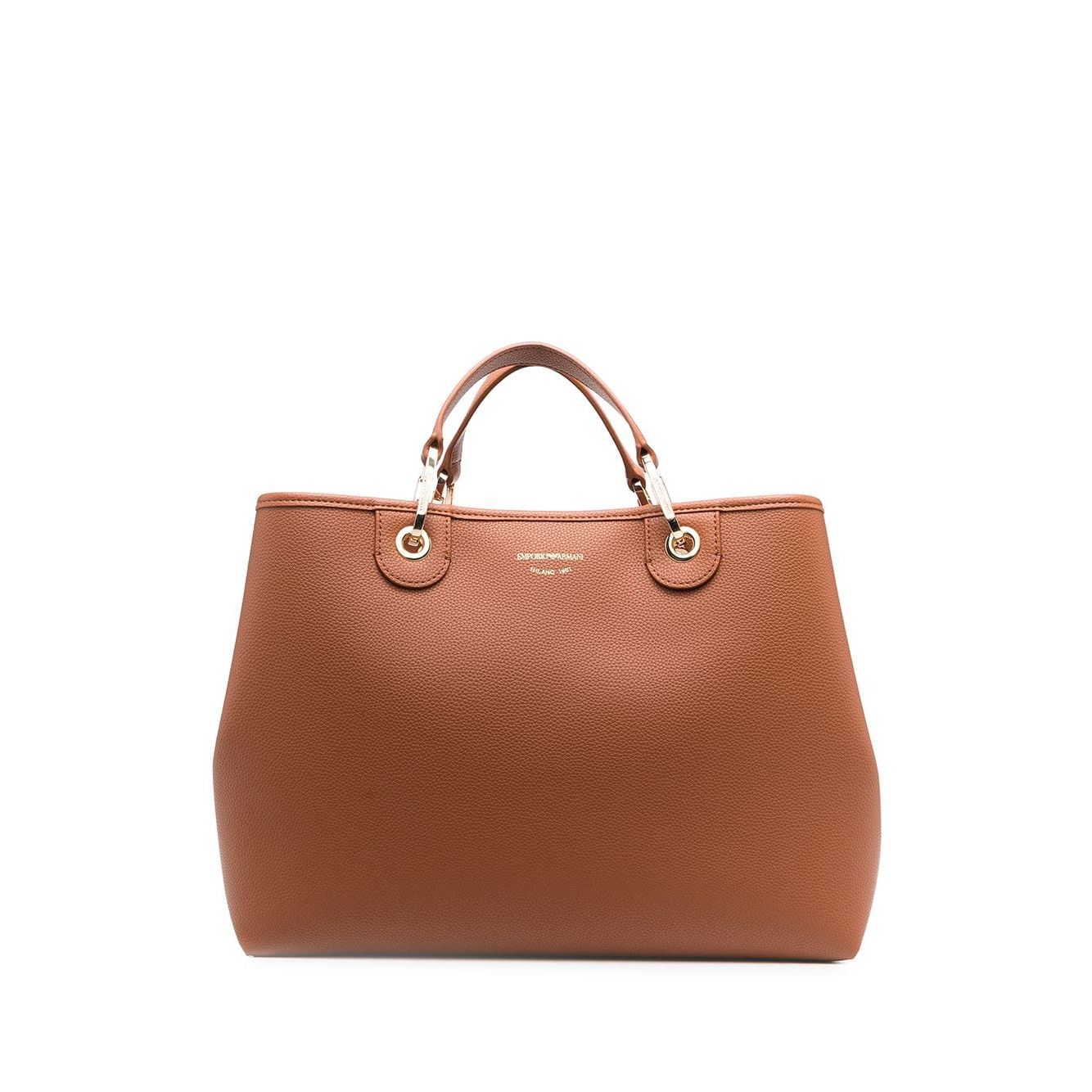 Emporio Armani logo-strap tote bag