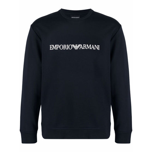 Emporio Armani Modal-blend sweatshirt with logo print
