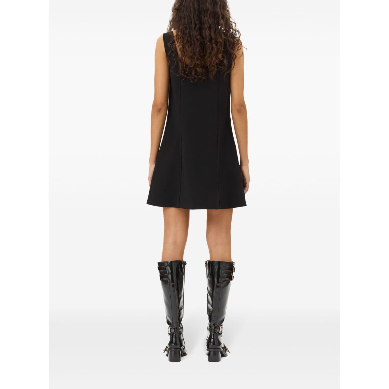 Ganni crepe mini dress Dresses