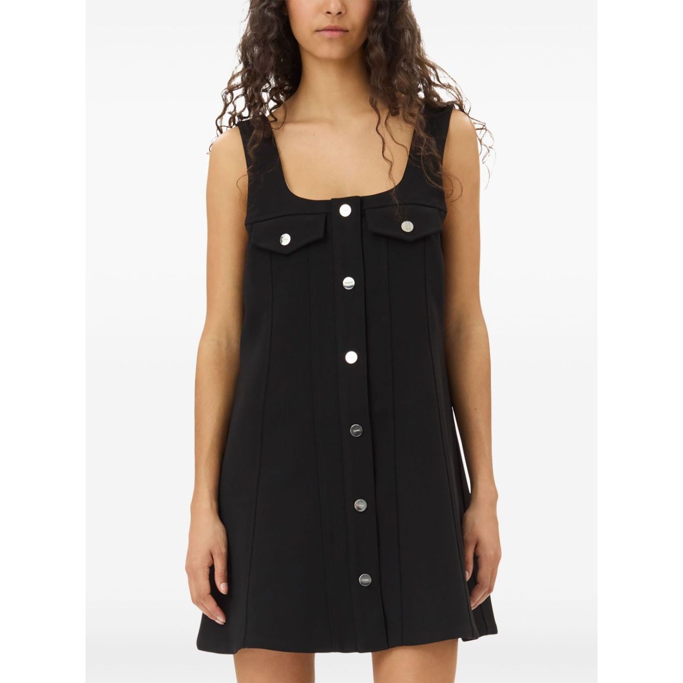 Ganni crepe mini dress Dresses
