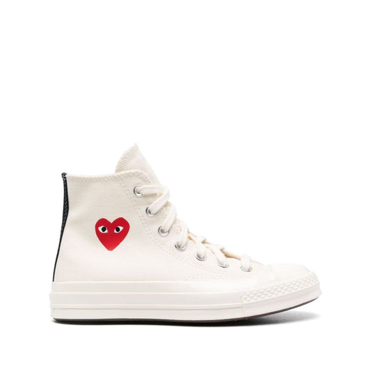Comme Des Garcons x Converse Sneakers PLAY Chuck 70 "Cream" Sneakers