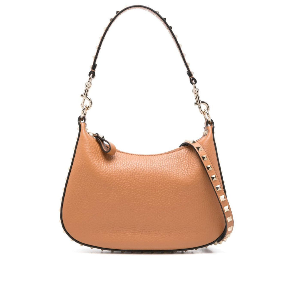 Valentino Garavani Rockstud Hobo In Pomegranate Calfskin WB0M37VSFKEL-P25