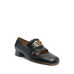 Valentino Garavani Vlogo Signature Calfskin Fringe Sabot Moccasin 25mm Moccasins
