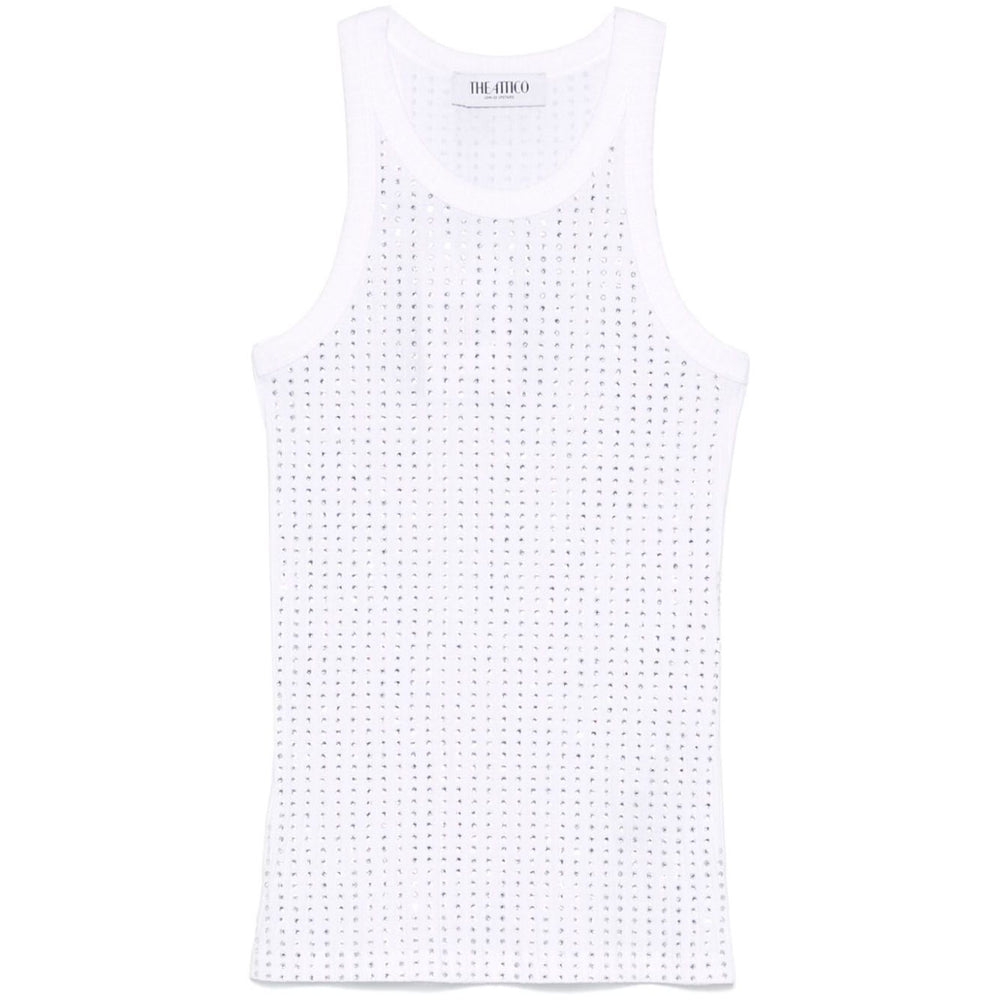 The Attico Top White Topwear