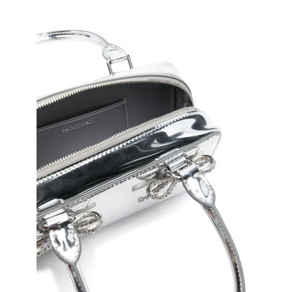 Self-Portrait mini leather tote bag Clutches