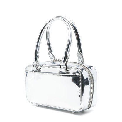 Self-Portrait mini leather tote bag Clutches