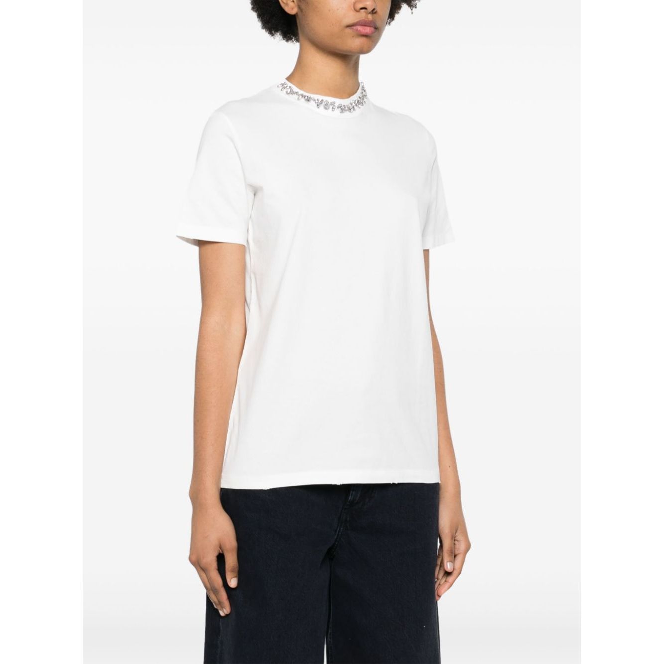 Golden Goose rhinestone-embellished Cotton T-shirt Topwear