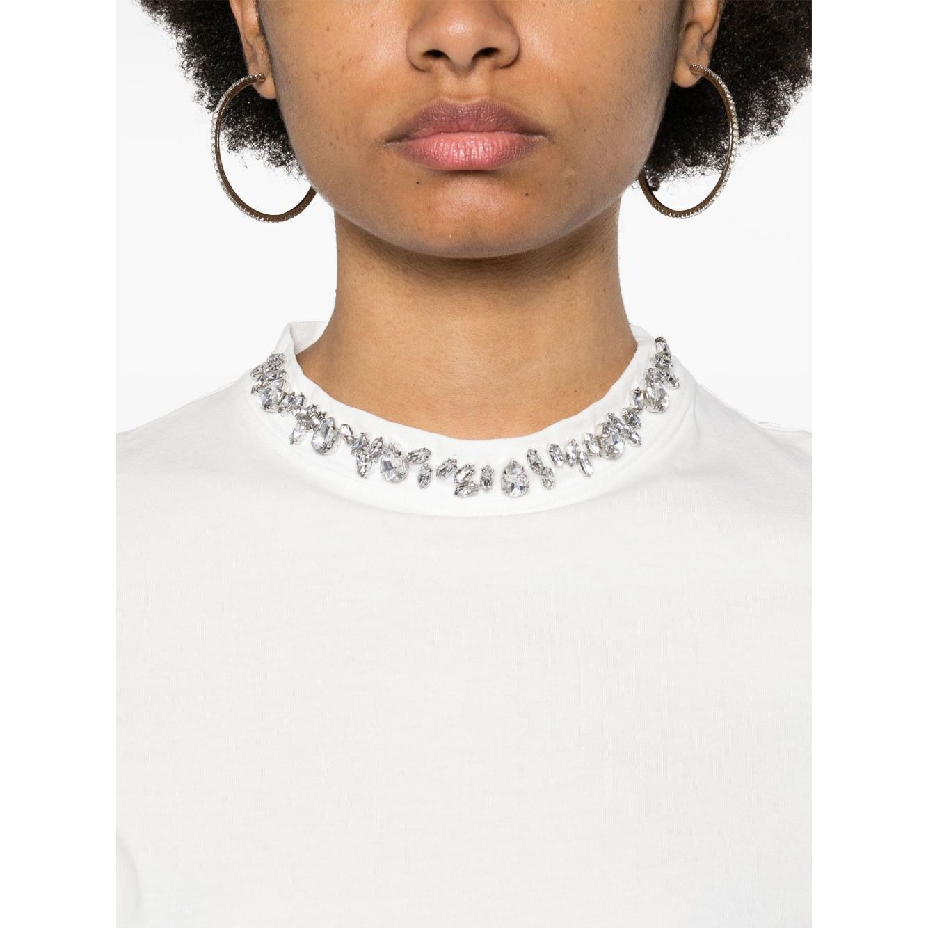 Golden Goose rhinestone-embellished Cotton T-shirt Topwear