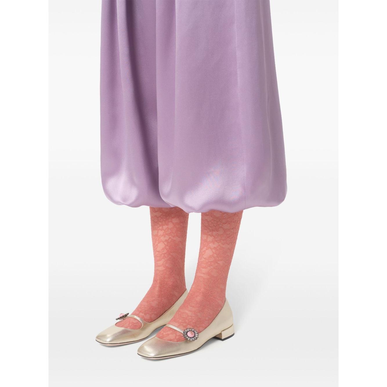 Valentino Garavani Floral appliqué ballerina shoes