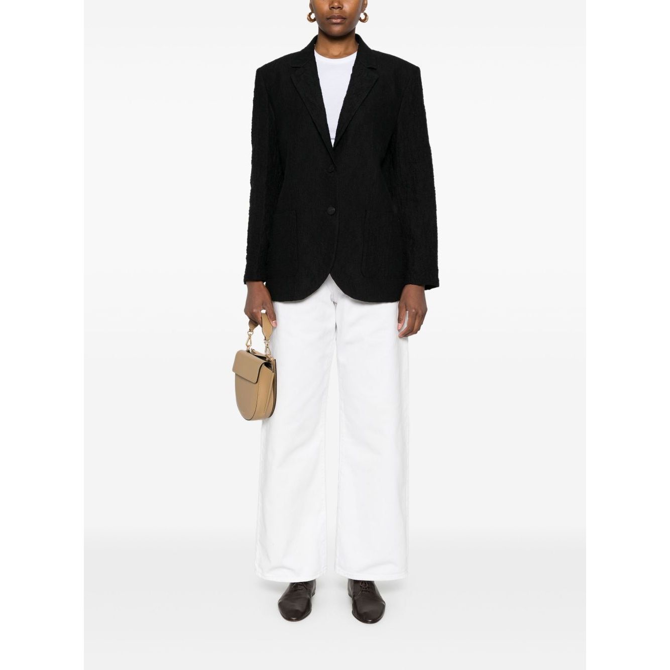 Harris Wharf London wrinkled blazer