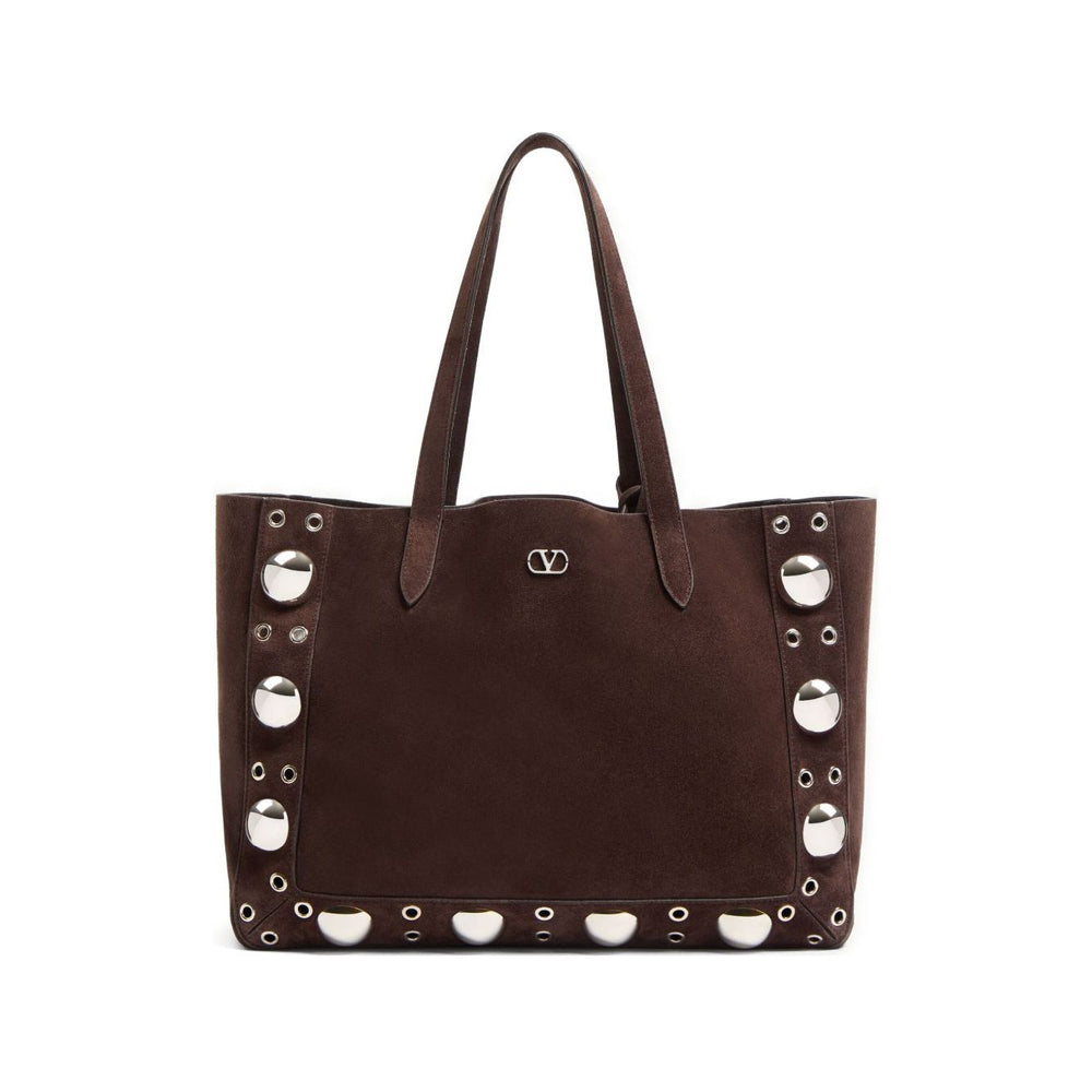 Valentino Garavani Medium Nellcôte Suede Shopping Bag Shopper