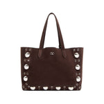 Valentino Garavani Medium Nellcôte Suede Shopping Bag Shopper