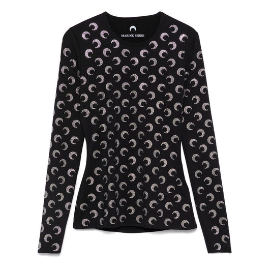 MARINE SERRE Top Black Topwear