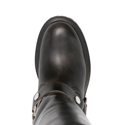 Golden Goose leather biker boots